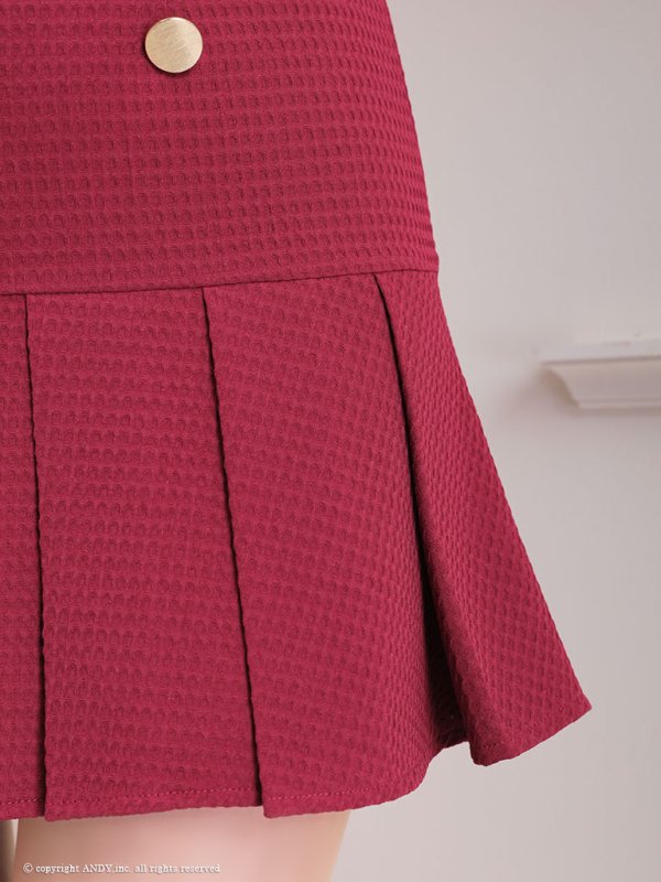 画像24: XSサイズあり【an ANDY Fashion Press 16 COLLECTION 04】セットアップ/ ボタン/ ワンカラー/ ノースリーブ/ フレア/ バックル/ ミニドレス/ キャバドレス[OF05]