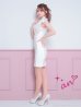 ホワイト　モデル：桜咲乃愛　身長：164cm　着用サイズ：Sサイズ