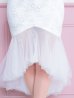 画像43: 【ゆうめろ/関西コレクション着用】XSサイズあり【an /アン】マーメイド/ チュール/ シフォン/ ショルダーリボン/ フリル/ テールカット/ ミディアムドレス/ キャバドレス[OF05]