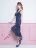 画像32: 【ゆうめろ/関西コレクション着用】XSサイズあり【an /アン】マーメイド/ チュール/ シフォン/ ショルダーリボン/ フリル/ テールカット/ ミディアムドレス/ キャバドレス[OF05]