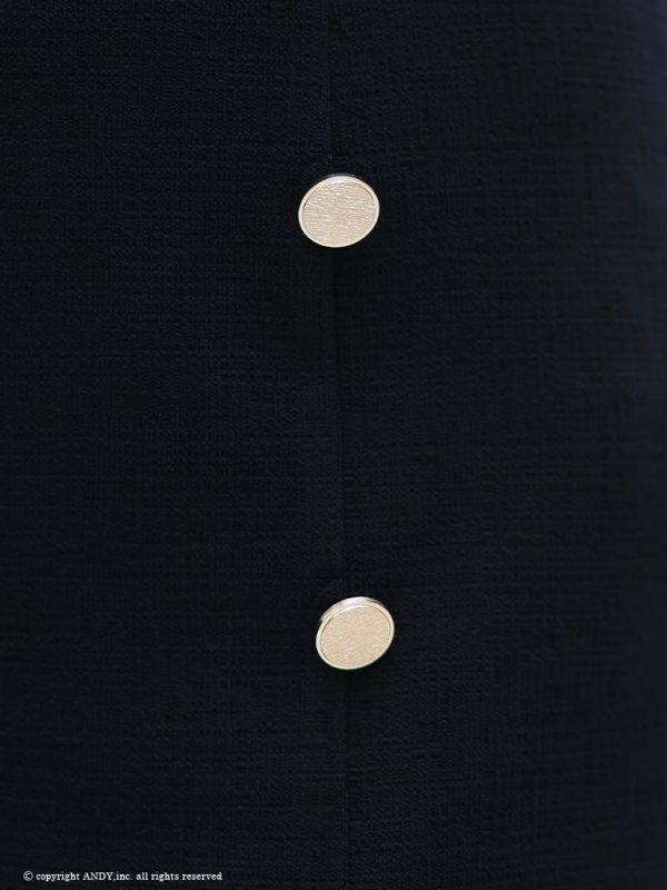 画像38: 【an/アン】半袖/ 袖あり/ フロントジップ/ ゴールドバックル/ チェーンモチーフ/ ワンカラー/ タイト/ ミニドレス/ キャバドレス[OF05]