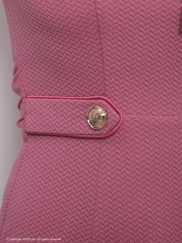 画像32: XSサイズあり【an /アン】 シンプル/ ワンカラー/ 半袖/ 袖あり/ フロントジップ/ タイト/ ミニドレス/ キャバドレス[OF05]