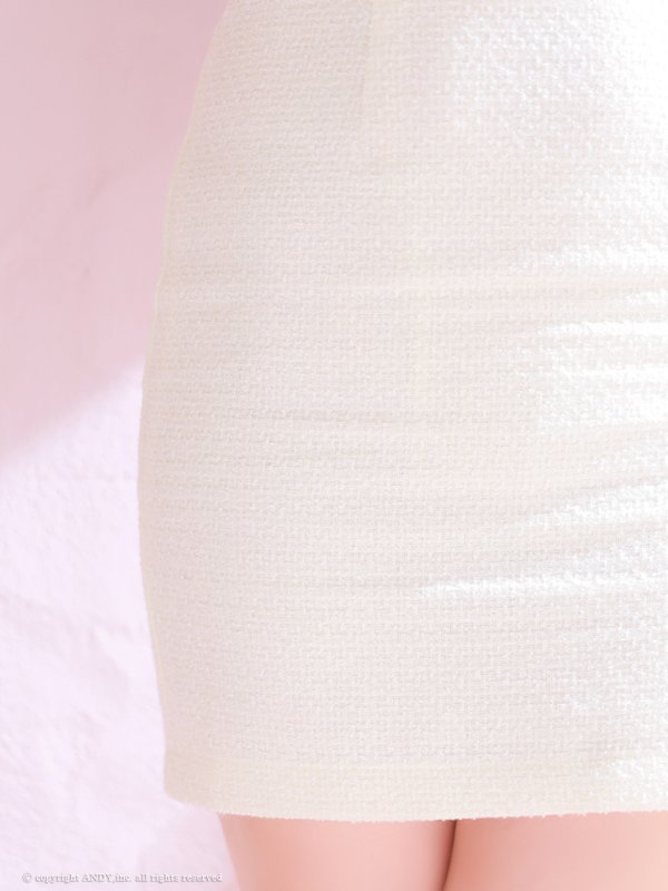 画像16: XSサイズあり【an /アン】 ショルダーリボン/ シアー/ カットアウト/ 半袖/ 袖あり/ タイト/ ミニドレス/ キャバドレス[OF05]