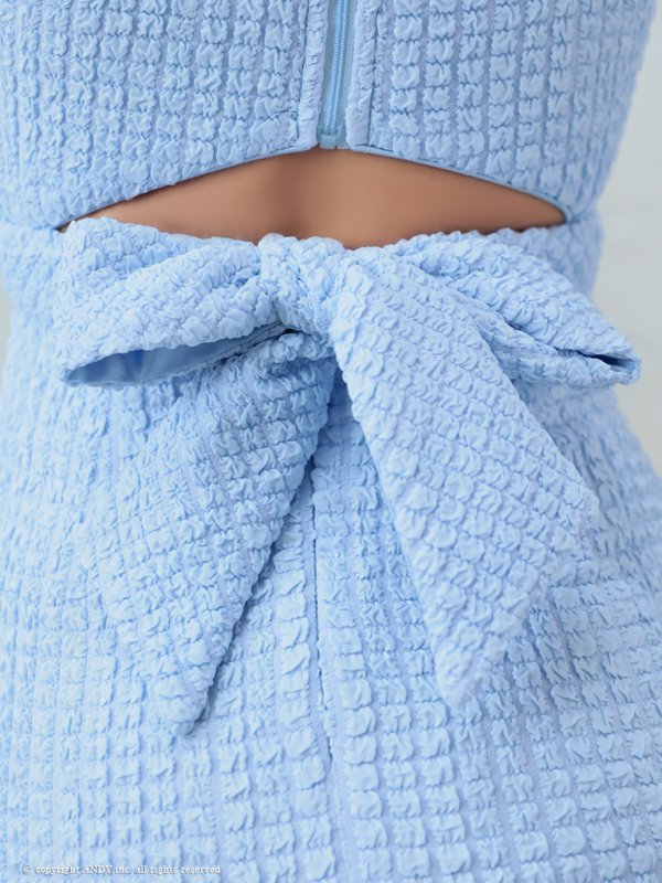 画像22: XSサイズあり【an /アン】 スーパーストレッチツイード/ バックル/ ノースリーブ/ フロントジップ/ チェーンパイピング/ タイト/ ミニドレス/ キャバドレス[OF05]