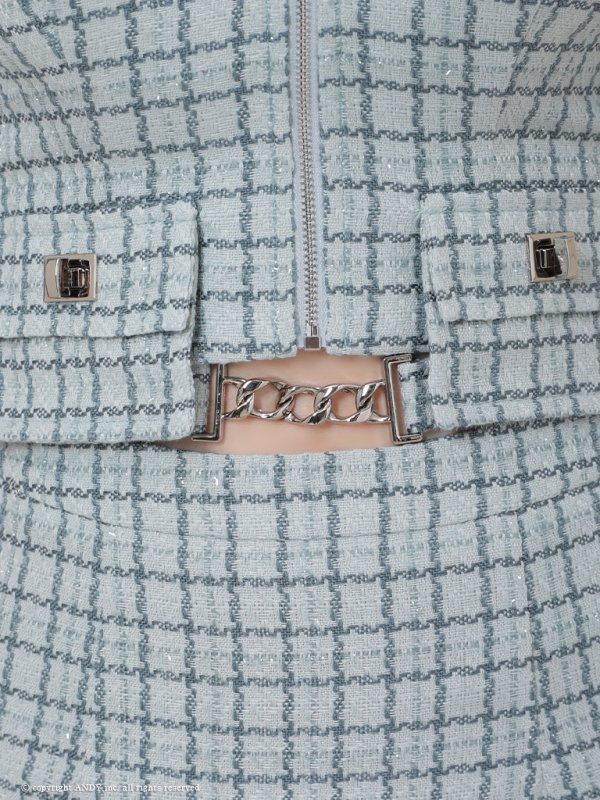 画像15: XSサイズあり【an /アン】 襟付き/ フロントジップ/ 袖付き/ 半袖/ プリーツ/フレア/ ミニドレス/ キャバドレス[OF05]