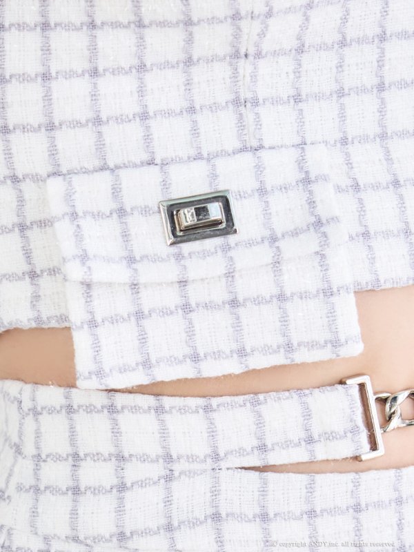 画像7: XSサイズあり【an /アン】 襟付き/ フロントジップ/ 袖付き/ 半袖/ プリーツ/フレア/ ミニドレス/ キャバドレス[OF05]