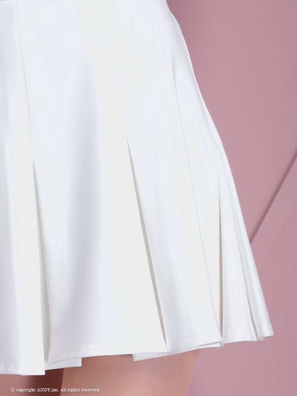 画像34: XSサイズあり【an /アン】2way/ ホルターネック/ ベア/ バストシアー/ ベルト/ ジップデザイン/ プリーツ/ フレア/ セットアップ/ ミニドレス/ キャバドレス[OF05]