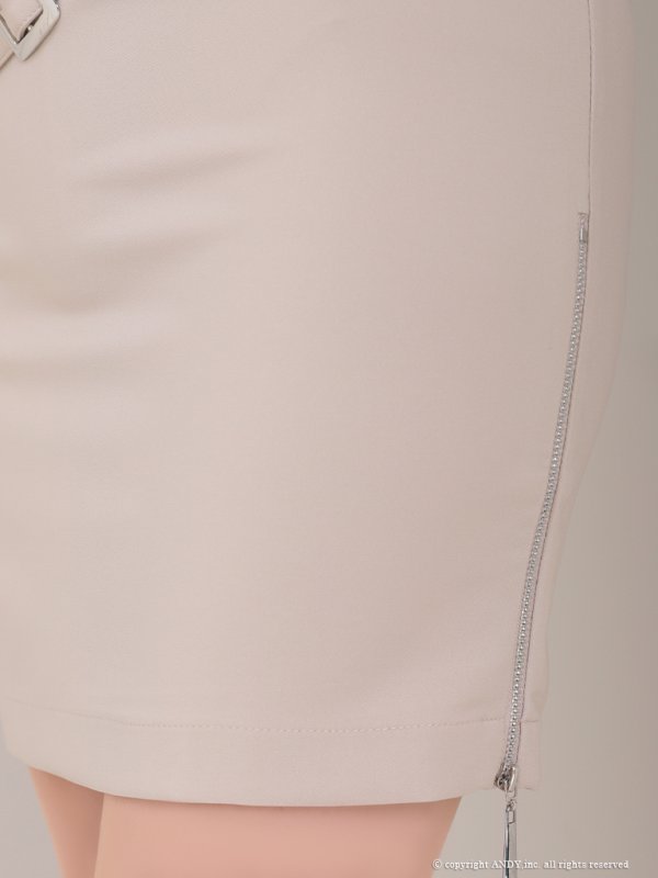 画像29: XSサイズあり【an/アン】ベルトデザイン/ カットアウト/ サイドジッパー/ ノースリーブ/ タイト/ ミニドレス/ キャバドレス[OF05]