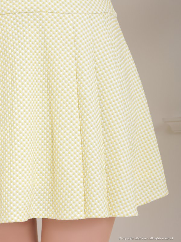 画像20: XSサイズあり【an /アン】チェーンショルダー/ オフショル/ スピンドル/ ベルト/ プリーツ/ Aライン/ セットアップ/ ミニドレス/ キャバドレス[OF05]