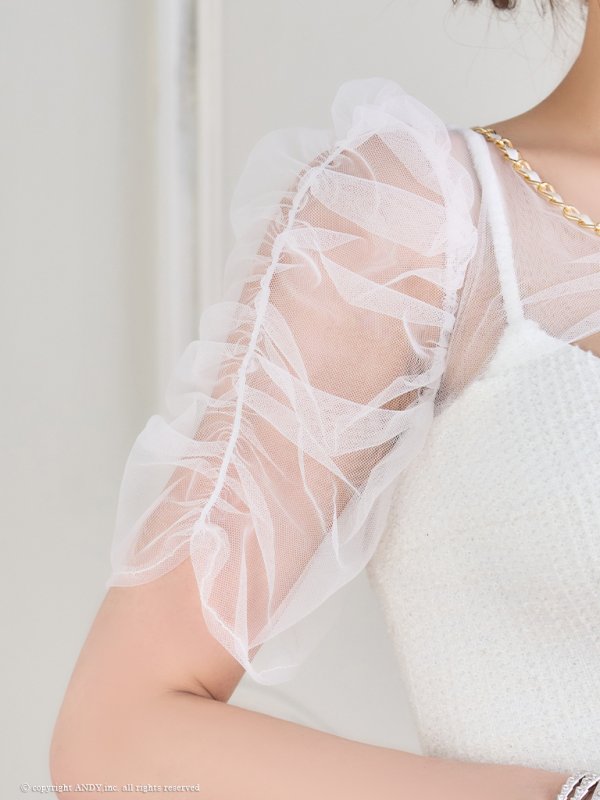 画像25: XSサイズあり【an /アン】 ツイード/ レース/ バックリボン/ カットアウト/ フロントジップ/ 半袖/ 袖あり/ タイト/ ミニドレス/ キャバドレス[OF05]