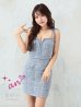 画像29: XSサイズあり【an /アン】 ストレッチ/ ツイード/ フロントジップ/ リボン/ キャミソール/ ポケットデザイン/タイト/ ミニドレス/ キャバドレス[OF05]