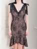 ブラックxベージュ モデル：ゆめ　身長：160cm　着用サイズ：Sサイズ