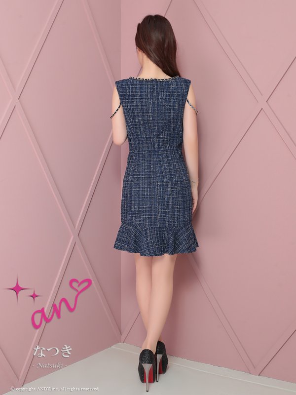 ネイビー　モデル：なつき 身長：160cm 着用サイズ：Sサイズ