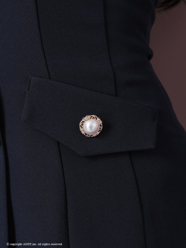 ネイビー　モデル：小川青空　身長：156cm　着用サイズ：Sサイズ