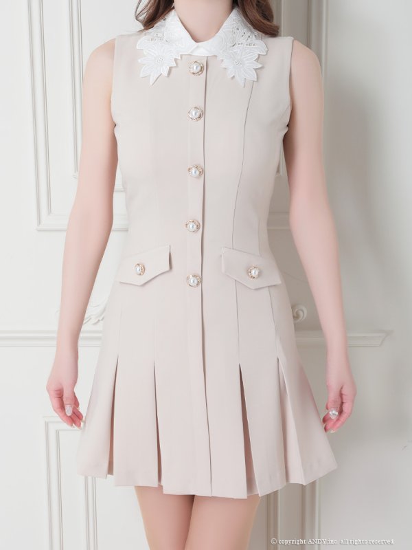 ベージュ　モデル：ゆめ　身長：160cm　着用サイズ：Sサイズ