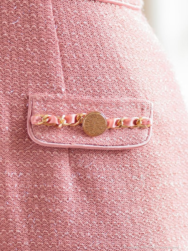 画像9: XSサイズあり【an /アン】 リボン/ チェーン/ フロントジップ/ ストレッチ/ タイト/ ミニドレス/ キャバドレス[OF05]