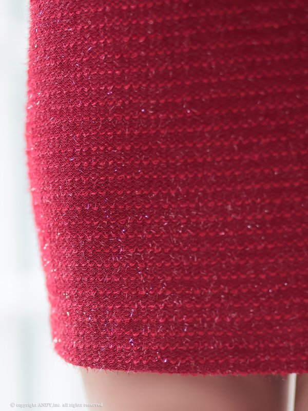 画像10: XSサイズあり【an /アン】ツイード/ チュール/ パフスリーブ/ オフショル/ ビジュー/ キャミソール/ 2way/ タイト/ ミニドレス/ キャバドレス[OF05]