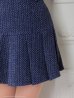 ネイビー　モデル：如月れい　身長：156cm　着用サイズ：Sサイズ