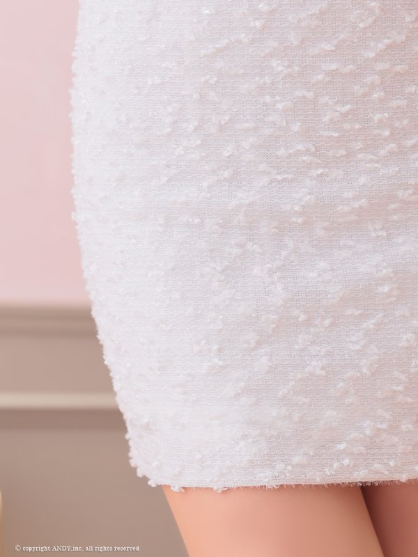 画像31: XSサイズあり【an /アン】袖あり/ ショルダーリボン/ ファー/ 取り外し可能/ バストジッパー/ チェーン/ キャミソール/ タイト/ ミニドレス/ キャバドレス[OF05]