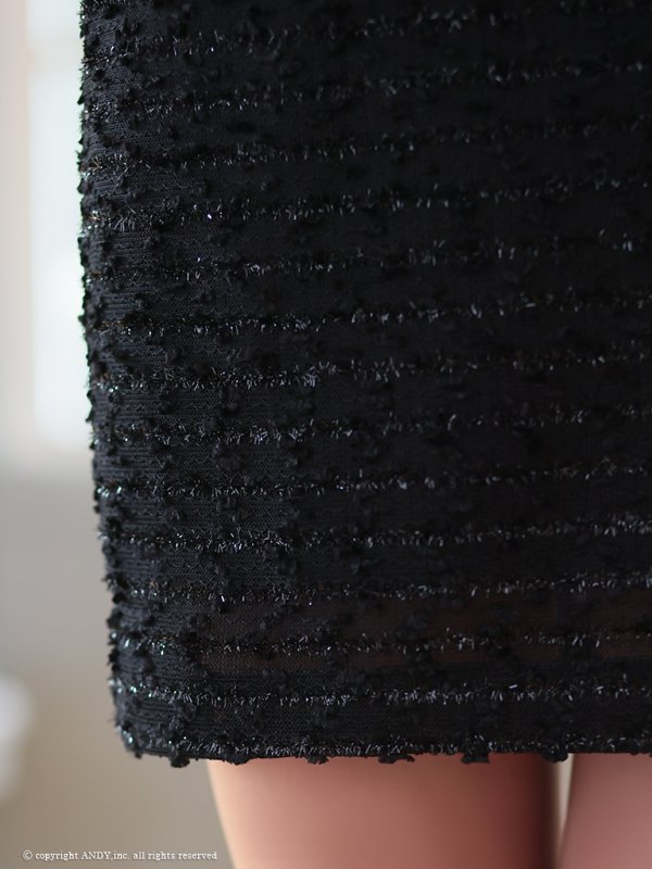 画像34: XSサイズあり【an /アン】袖あり/ ショルダーリボン/ ファー/ 取り外し可能/ バストジッパー/ チェーン/ キャミソール/ タイト/ ミニドレス/ キャバドレス[OF05]