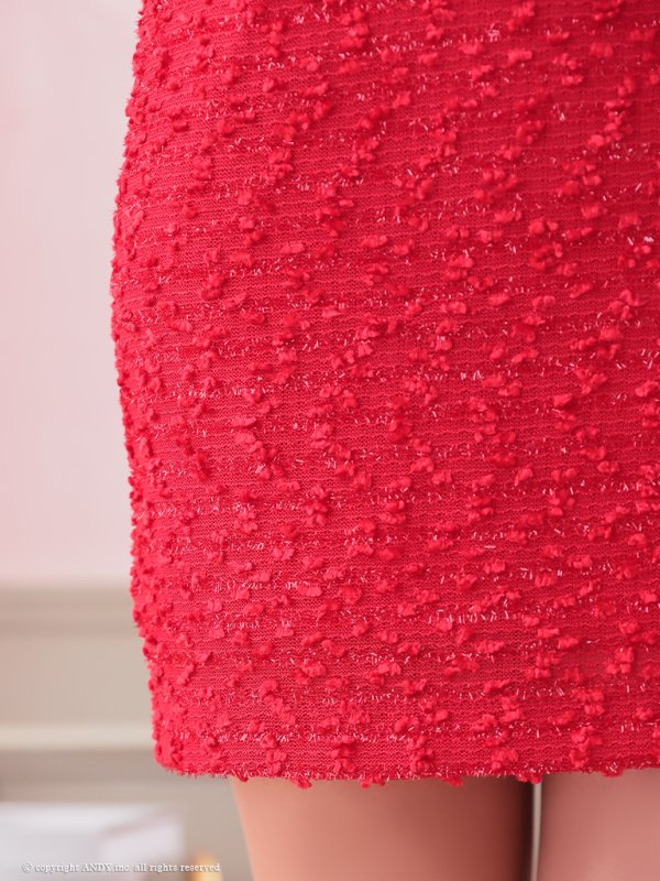 画像11: XSサイズあり【an /アン】袖あり/ ショルダーリボン/ ファー/ 取り外し可能/ バストジッパー/ チェーン/ キャミソール/ タイト/ ミニドレス/ キャバドレス[OF05]