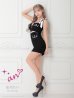 画像11: XSサイズあり【an /アン】 ショルダーリボン/ カットアウト/ フロントジップ/ タイト/ ミニドレス/ キャバドレス[OF05]