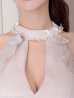 画像23: XSサイズあり【an /アン】フリル/ ネックパール/ ハイネック/ 楊柳シフォン/ バストカット/ タイト/ セットアップ/ ミニドレス/ キャバドレス[OF05]