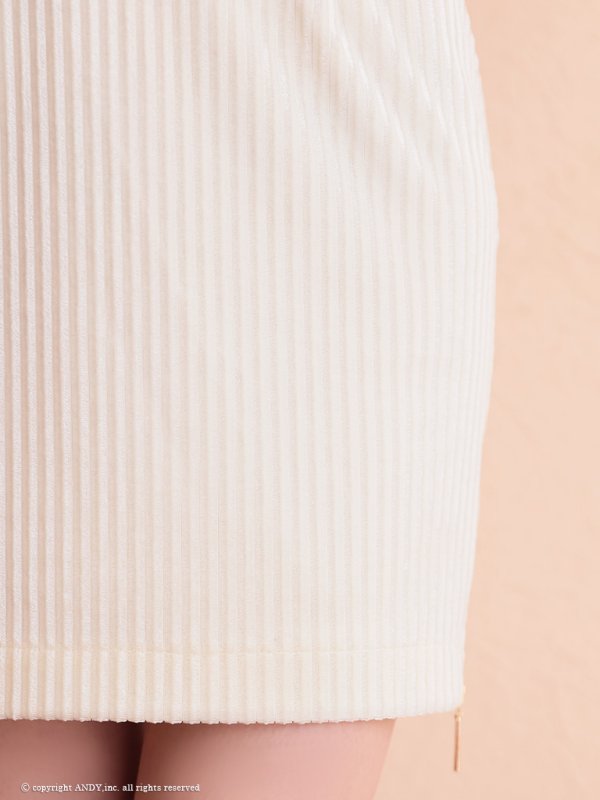 画像15: XSサイズあり【an /アン】ストレッチ/ シアー/ ハイネック/ 袖リボン/ ノースリーブ/ タイト/ ミニドレス/ キャバドレス[OF05]