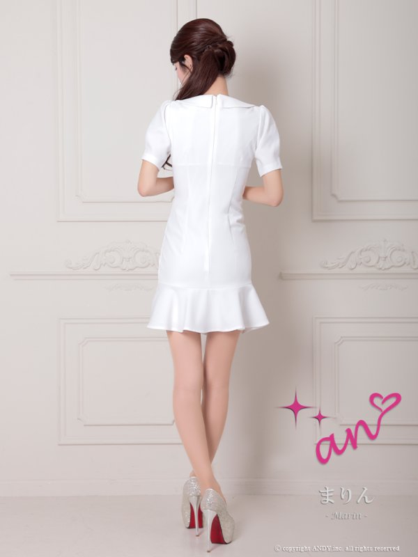 ホワイト モデル:まりん 身長:164cm 着用サイズ:Sサイズ