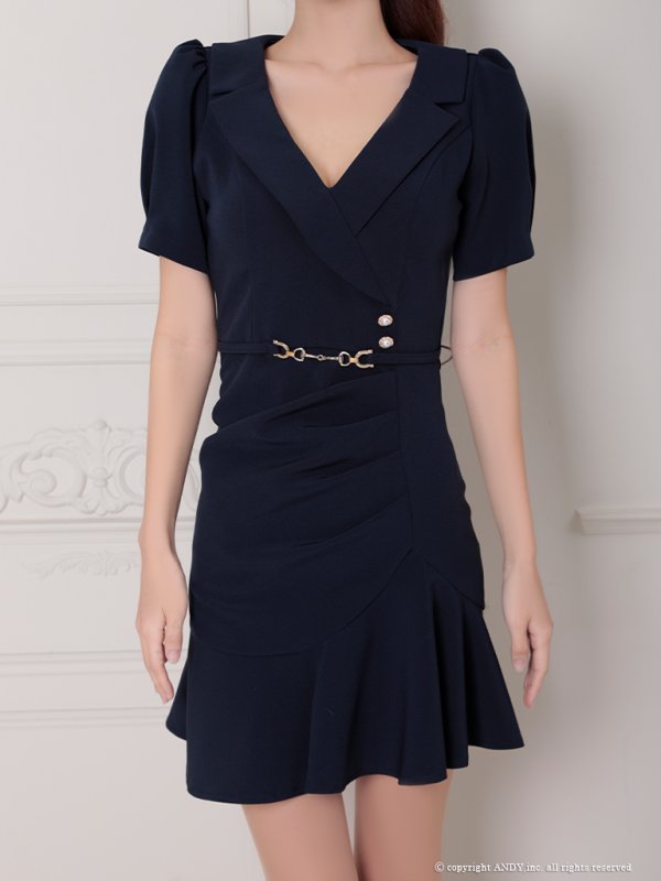 ネイビー モデル:まりん 身長:164cm 着用サイズ:Sサイズ