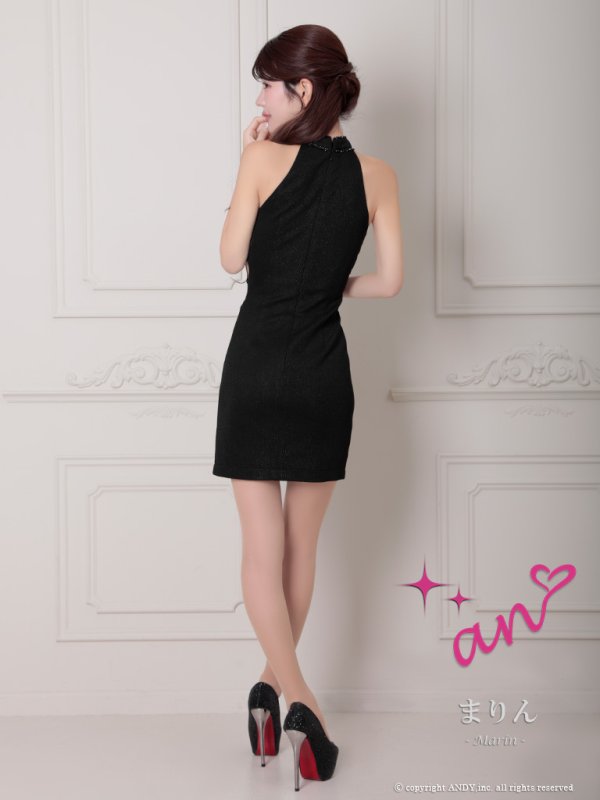 ブラック モデル：まりん　身長：164cm　着用サイズ：Sサイズ