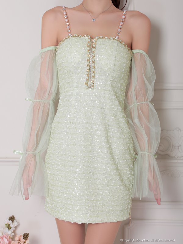 ミントブルー モデル:まりん 身長:164cm 着用サイズ:Sサイズ