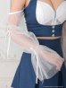 ホワイトxインディゴ　モデル：まりん　着用サイズ：Sサイズ