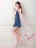 ホワイトxインディゴ　モデル：まりん　着用サイズ：Sサイズ