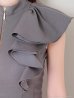 チャコールグレー　モデル：ゆめ　身長：160cm　着用サイズ：Sサイズ