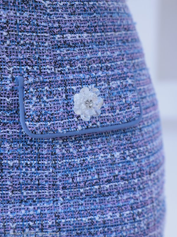 ブルー モデル:椎名みつは 着用サイズ:Sサイズ