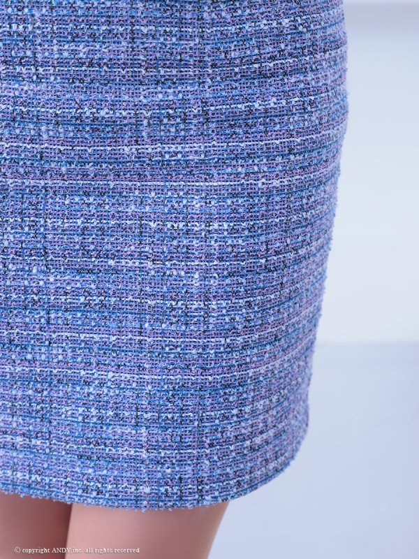 ブルー モデル:椎名みつは 着用サイズ:Sサイズ