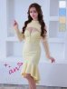 イエロー　モデル：椎名みつは　着用サイズ：Sサイズ
