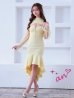 イエロー　モデル：椎名みつは　着用サイズ：Sサイズ