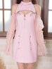 ピンク　モデル：まりん　身長：164cm　着用サイズ：Sサイズ