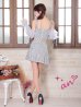 ブルー モデル：まりん　身長：164cm　着用サイズ：Sサイズ