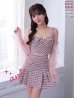 ピンク モデル：姫乃まゆ　身長：153cm　着用サイズ：Sサイズ