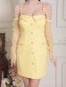 イエロー モデル：ももか　身長：156cm　着用サイズ：Sサイズ