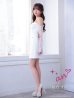 ホワイト モデル：姫乃まゆ　身長：153cm　着用サイズ：Sサイズ