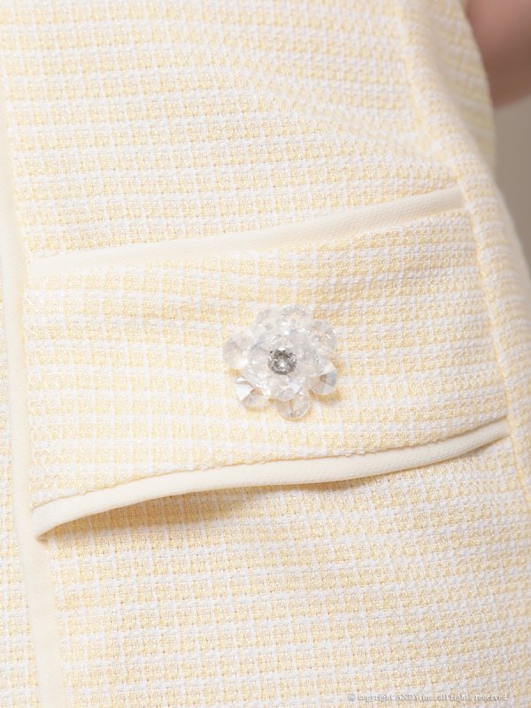 イエロー モデル:ももか 身長:156cm 着用サイズ:Sサイズ