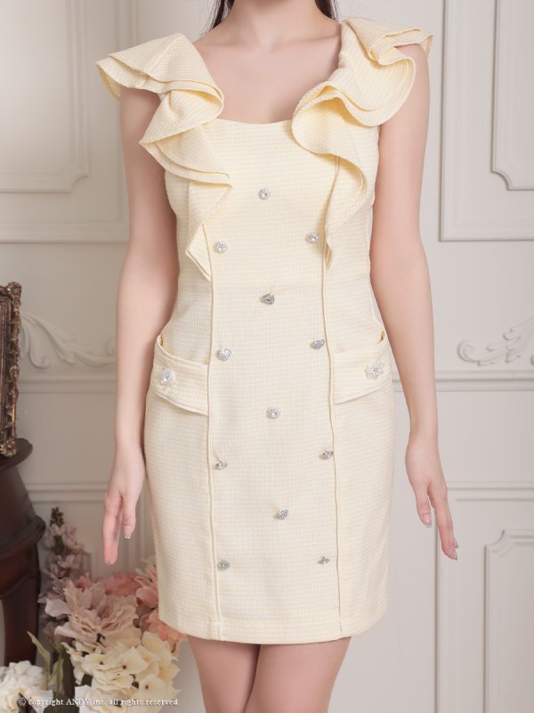 イエロー モデル:ももか 身長:156cm 着用サイズ:Sサイズ