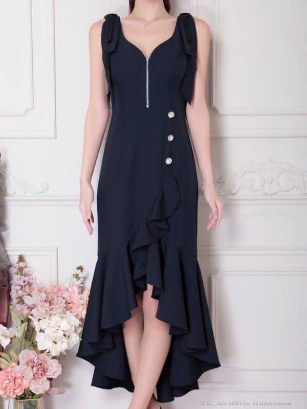 ネイビー モデル:まりん 身長:164cm 着用サイズ:Sサイズ