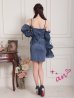 ネイビー モデル：ももか　身長：156cm　着用サイズ：Sサイズ