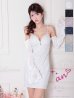 ホワイト モデル：まりん　身長：164cm　着用サイズ：Sサイズ