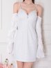 ホワイト モデル：まりん　身長：164cm　着用サイズ：Sサイズ